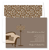 Noteworthy Collections - Invitations (New Home Leopard - Moving Cards/Open House) (ID-1184)