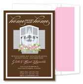 Noteworthy Collections - Invitations (Home Sweet Home Chocolate - Moving Cards/Open House) (ID-1193)