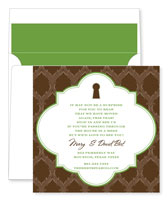 Noteworthy Collections - Invitations (Keyhole Chocolate - Moving Cards/Open House) (ID-1195)