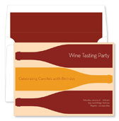 Noteworthy Collections - Invitations (Three Wine Bottles Autumn) (ID-461)