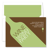 Noteworthy Collections - Invitations (Wine Tilt Wasabi) (ID-463)