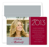 Noteworthy Collections - Graduation Invitations (2012 Grad � Maroon & Silver with Photo) (DG-475-C04)