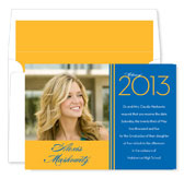 Noteworthy Collections - Graduation Invitations (2012 Grad � Royal & Bright Gold with Photo) (DG-479-C08)