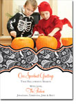 Noteworthy Collections - Halloween Photo Cards (Book Plate Swirly Skulls) (DG-1165)