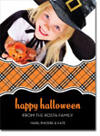 Noteworthy Collections - Halloween Photo Cards (Book Plate Halloween Plaid) (DG-1166)
