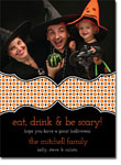 Noteworthy Collections - Halloween Photo Cards (Book Plate Halloween Circle Dots) (DG-1167)