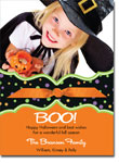 Noteworthy Collections - Halloween Photo Cards (Book Plate Halloween Dots with Ribbon) (DG-1171-R)