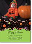 Noteworthy Collections - Halloween Photo Cards (Book Plate Halloween Circle Pattern) (DG-1174)