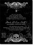 Noteworthy Collections - Halloween Inviations (Spidery Skull Black) (ID-1155)