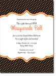 Noteworthy Collections - Halloween Inviations (Book Plate Halloween Polka Dots) (ID-1170)