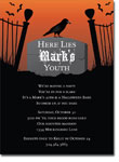 Noteworthy Collections - Halloween Inviations (Gravestone) (ID-1580)