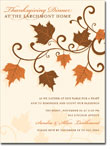 Noteworthy Collections - Halloween Inviations (Leaves & Swirls) (ID-1586)