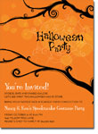Noteworthy Collections - Halloween Inviations (Tree Web) (ID-1592)