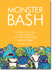 Noteworthy Collections - Halloween Inviations (Monster Bash Yellow) (ID-1602)