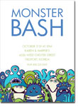 Noteworthy Collections - Halloween Inviations (Monster Bash White) (ID-1603)