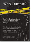 Noteworthy Collections - Halloween Inviations (Murder Mystery Party) (ID-1607)