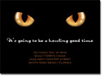 Noteworthy Collections - Halloween Inviations (Werewolf Eyes) (ID-1614)
