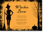 Noteworthy Collections - Halloween Inviations (Witches Brew Tangerine) (ID-1616)