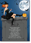 Noteworthy Collections - Halloween Invitations (RIP Redhead) (ID-359-RD)
