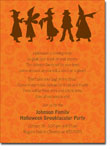 Noteworthy Collections - Halloween Invitations (Trick or Treat Silhouette) (ID-369)