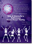 Noteworthy Collections - Halloween Invitations (Skeleton Disco) (ID-371)