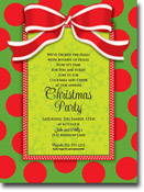 &nbsp;Paper So Pretty - Invitations (Christmas Bow)