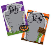 Paper So Pretty - Fill-in Halloween Invitations (Halloween Tombstones) (FI151)