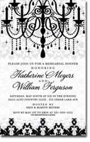 Paper So Pretty - Invitations (Chandelier on Damask)