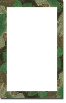 Picture Perfect - Invitations (Camo Border): More Than Paper
