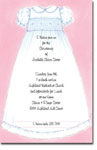 Picture Perfect - Invitations (Girl's Christening Gown) (D37)