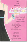 Picture Perfect - Invitations (Lady with Cupcakes) (D43)