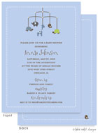Take Note Designs Baby Shower Invitations - Animal Mobile (TND-A7013)