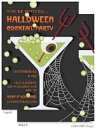 Take Note Designs - Halloween Invitations (Apple Martini Spooky Style)