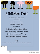 Take Note Designs - Halloween Invitations (Costume Party Kids Blue)