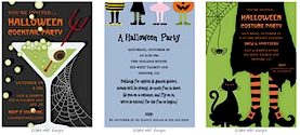 Halloween Invitations by Take Note Designs