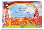 Michele Pulver/Another Creation Jewish New Year Cards - Jerusalem Arch (Papercut Card) (#603)