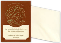 Art Scroll Jewish New Year Cards - Golden Shofar