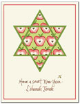 Bonnie Marcus Collection - Jewish New Year Cards (Apple Star of David) (SAC-MTP)