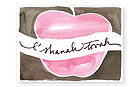 Checkerboard Jewish New Year Cards - Abstract Apple (HNY-EWI-M)