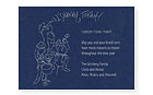 Checkerboard Jewish New Year Cards - Klezmers (HNY-FJG-Y)