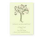 Checkerboard Jewish New Year Cards - Shalom Apple Tree (HNY-FJW-O)