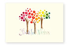 Checkerboard Jewish New Year Cards - Sparkly Orchid (HNY-FXP-V)