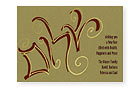 Checkerboard Jewish New Year Cards - Earthy Shalom (HNY-HCH-U)