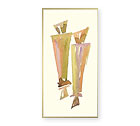 Checkerboard Jewish New Year Cards - Torahs (HNY-JMN-M)