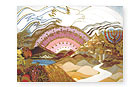 Checkerboard Jewish New Year Cards - Dove Of Peace (HNY-WAN-N)