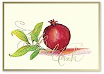 Checkerboard Jewish New Year Cards - Sweet Pomegranate (HNY-ICA-O)