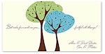 Checkerboard Jewish New Year Cards - Paisley Orchard (HNY-KEP-H)