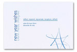 Checkerboard Jewish New Year Cards - Pure Sentiment (HNY-AIA-M)