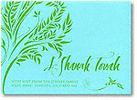 Checkerboard Jewish New Year Cards - Beautiful Tree (HNY-IHL-E)