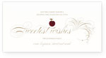 Checkerboard Jewish New Year Cards - Shiny Apple Wishes in Gold (HNY-GQN-N)